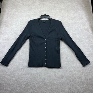 Banana Republic Black Button Up cardigan size Large